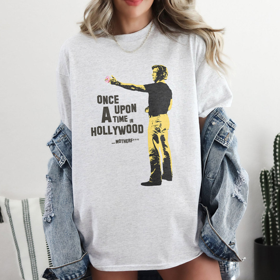 Camiseta Érase una vez en hollywood ceniza