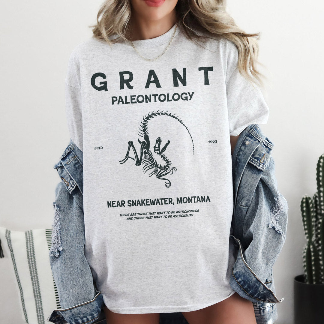 camiseta grant paleontology