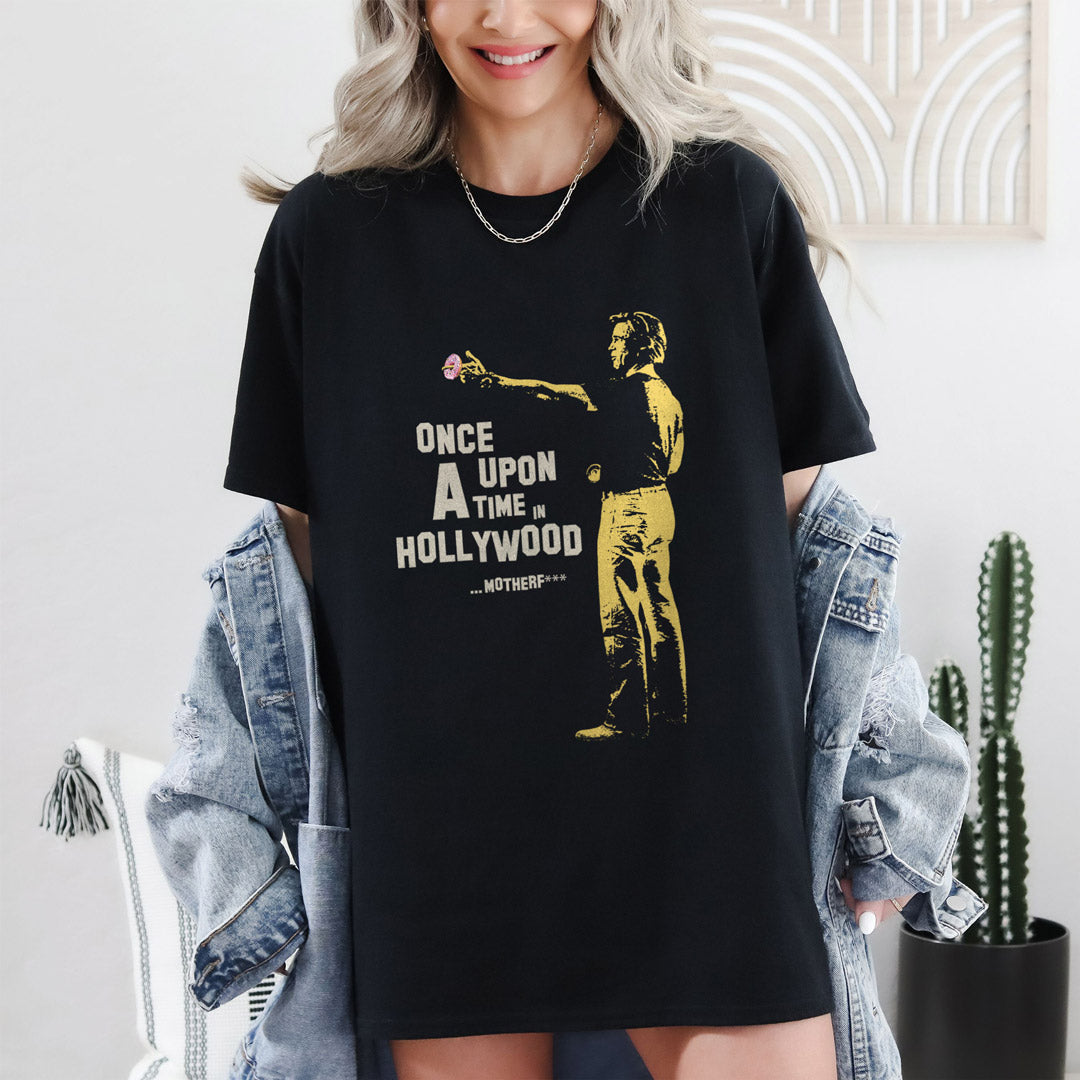 Camiseta Érase una vez en hollywood negra