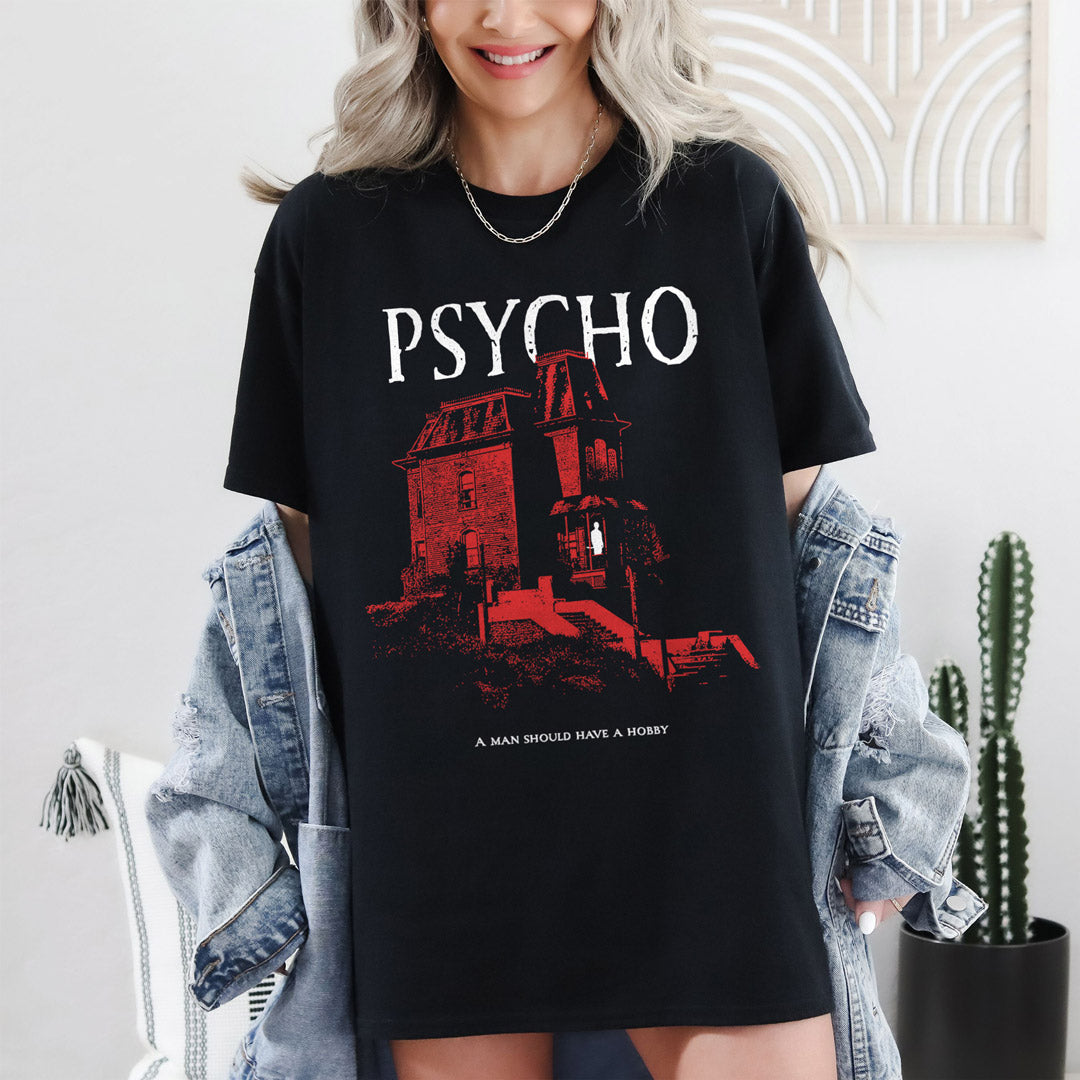 camiseta psicosis negra