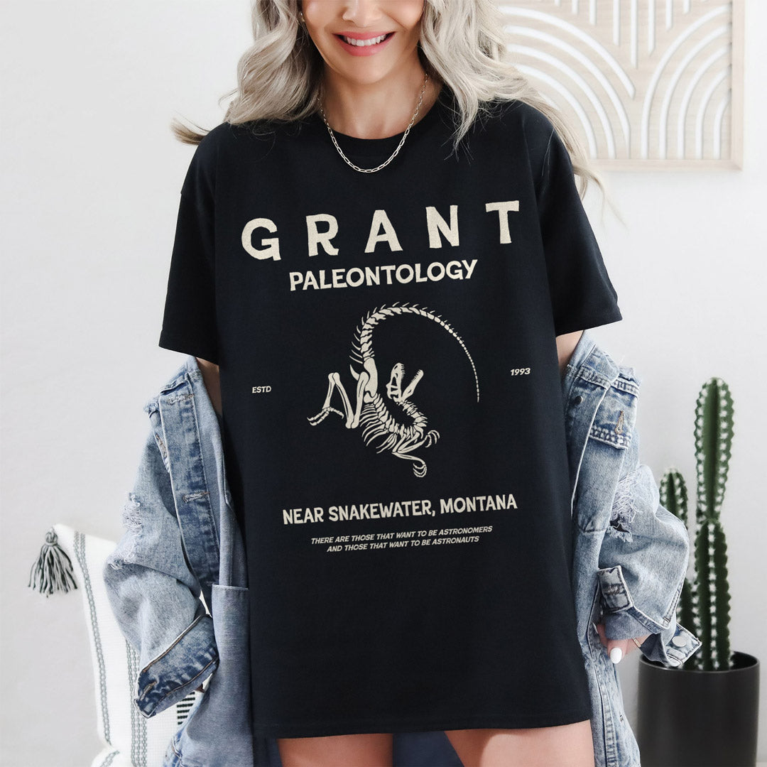 camiseta grant paleontology