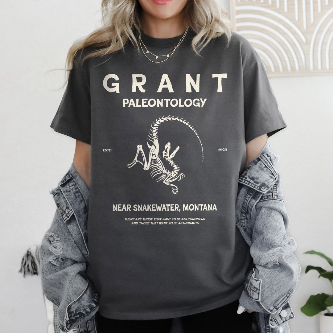 camiseta grant paleontology