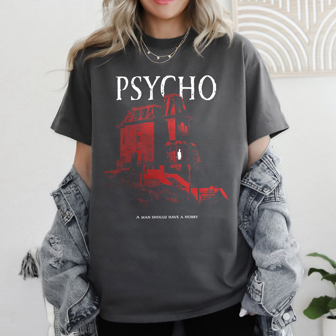 camiseta psicosis carbón