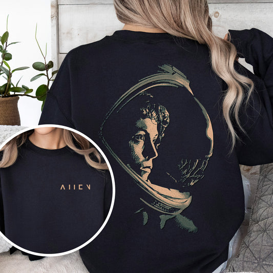 sudadera alien ripley y xenomorfo