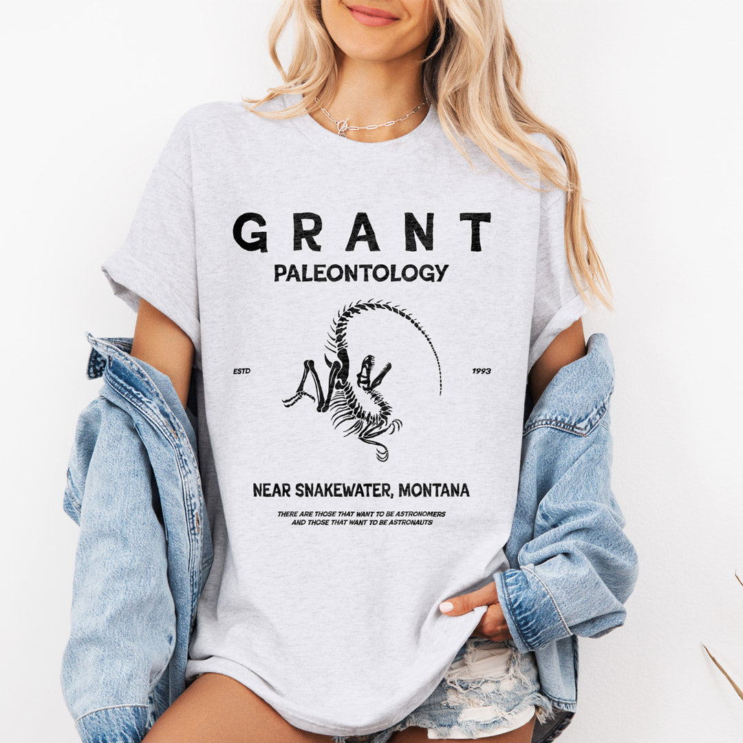 camiseta grant paleontology