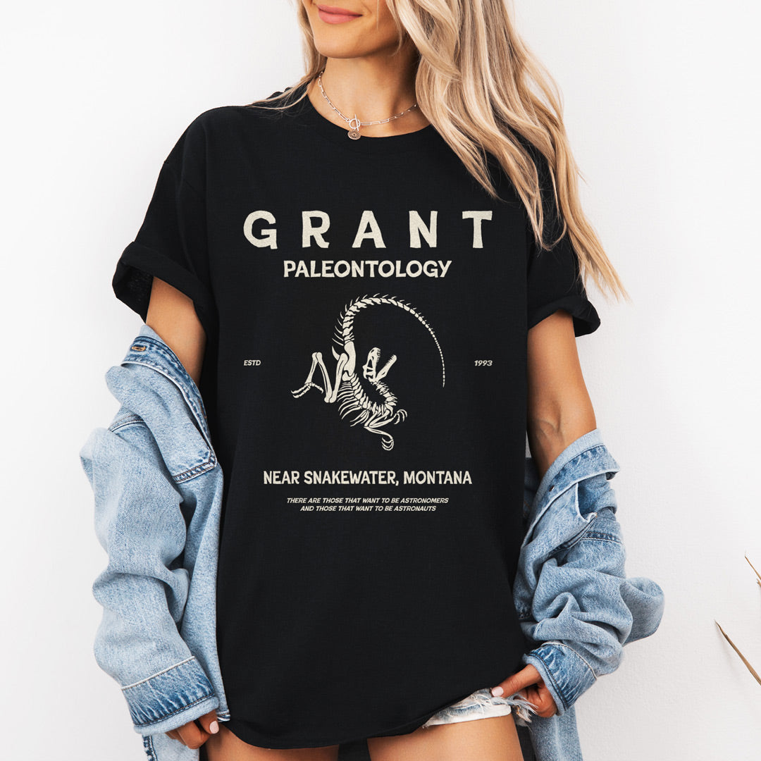 camiseta grant paleontology