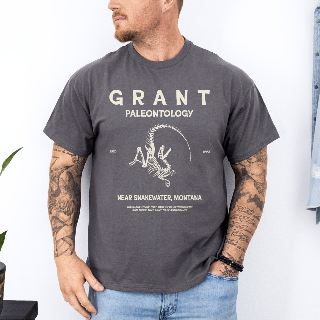 camiseta grant paleontology