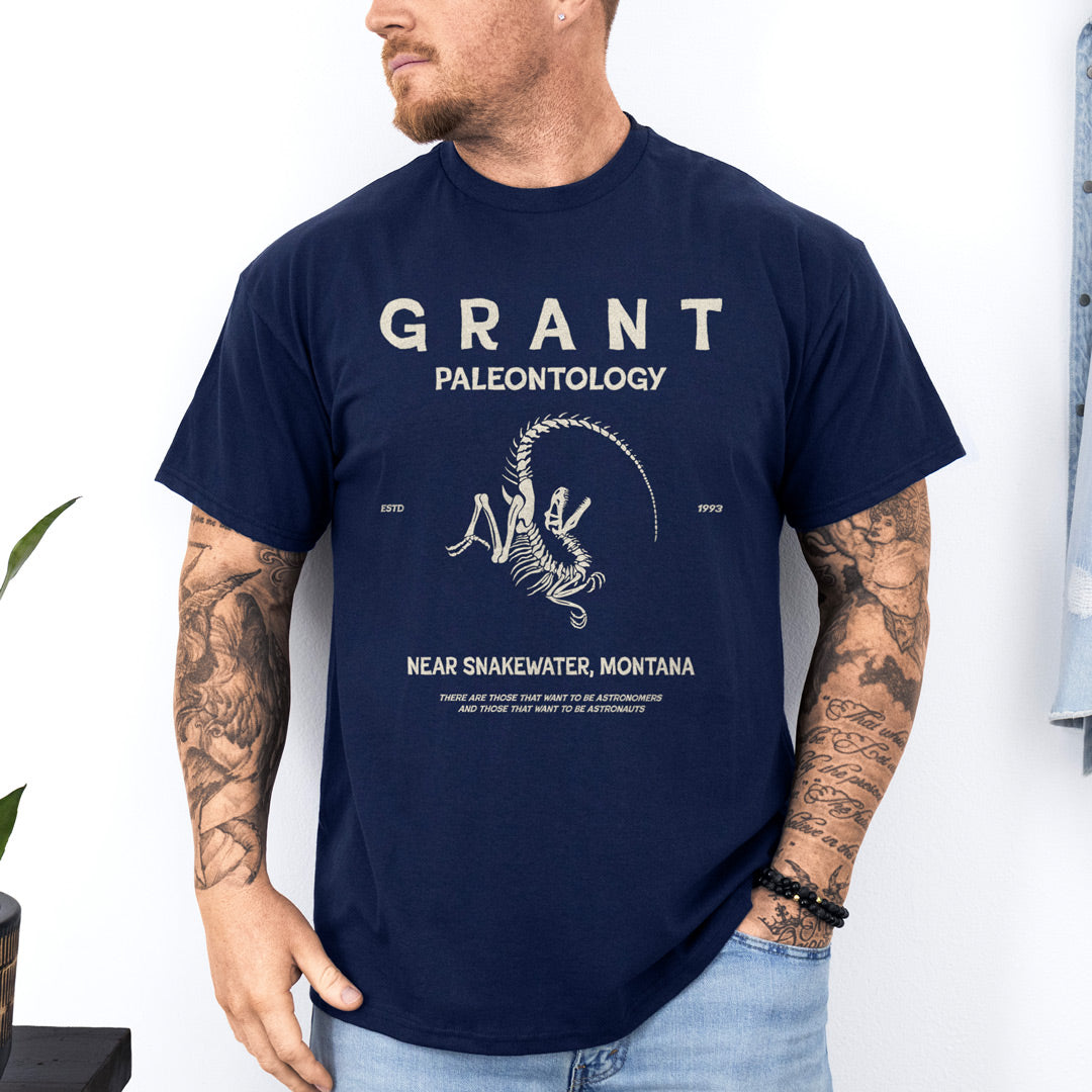 camiseta grant paleontology