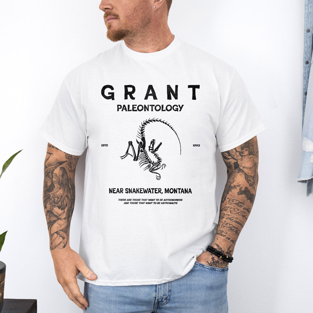 camiseta grant paleontology