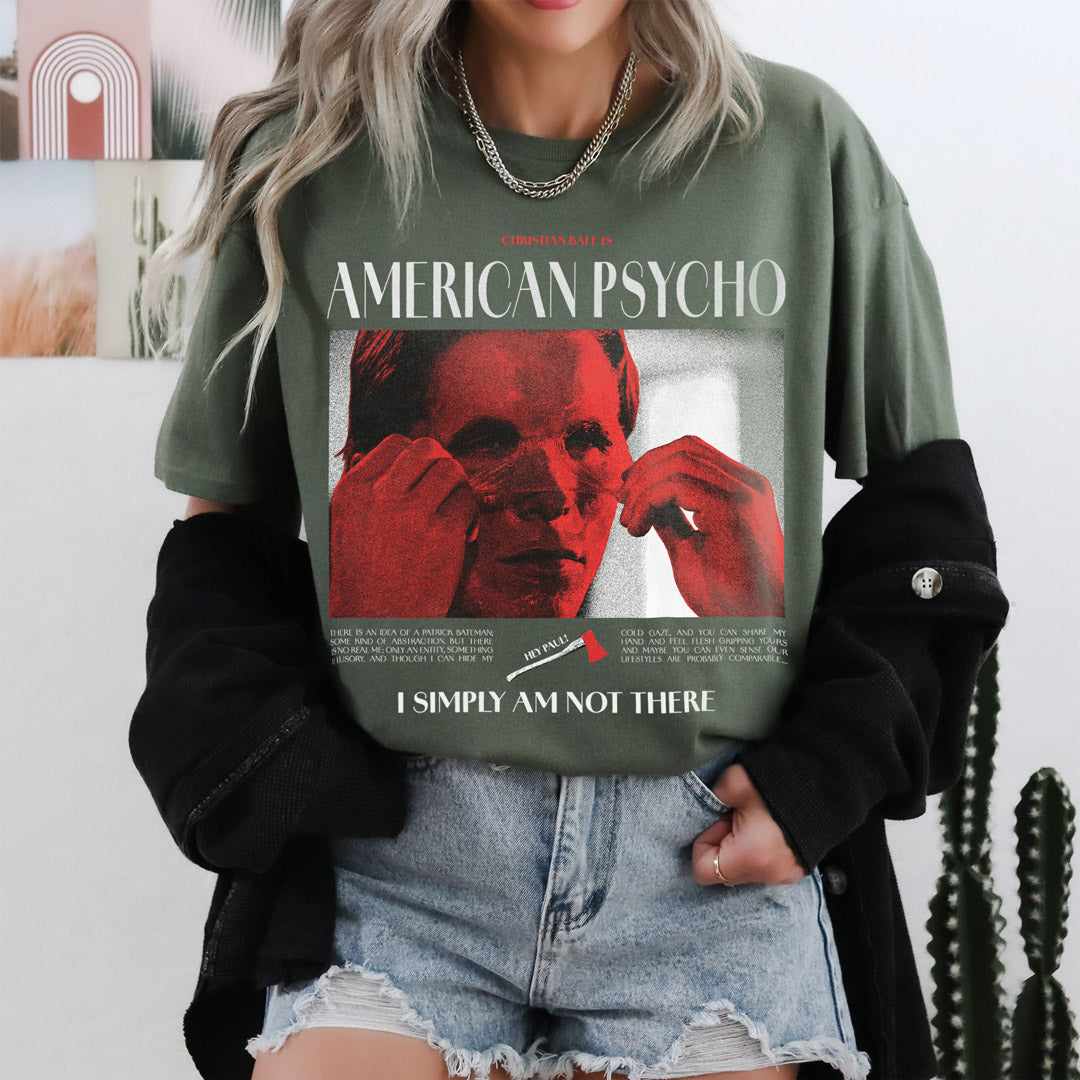 Camiseta american psycho frame verde