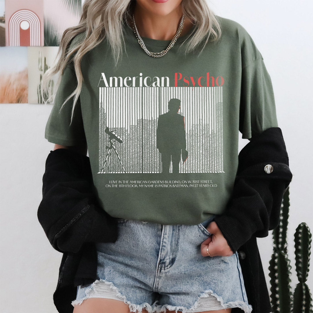 camiseta american psycho verde