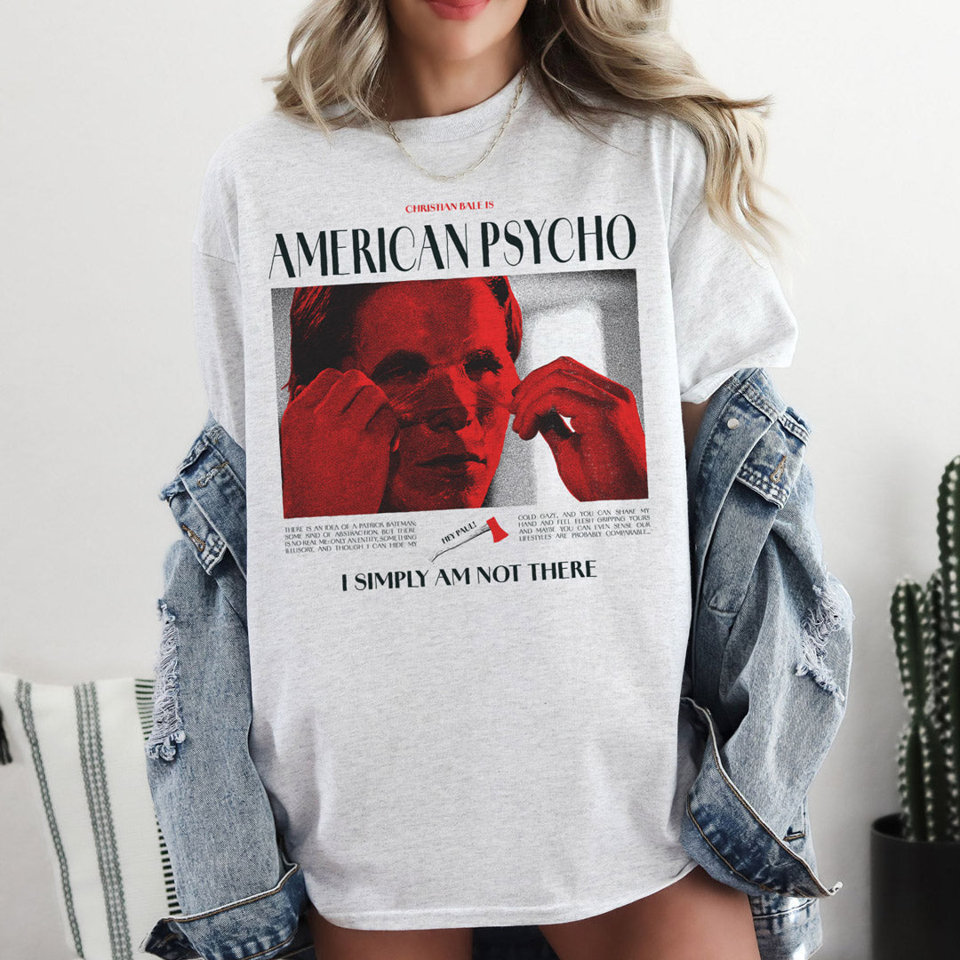 Camiseta american psycho frame ceniza