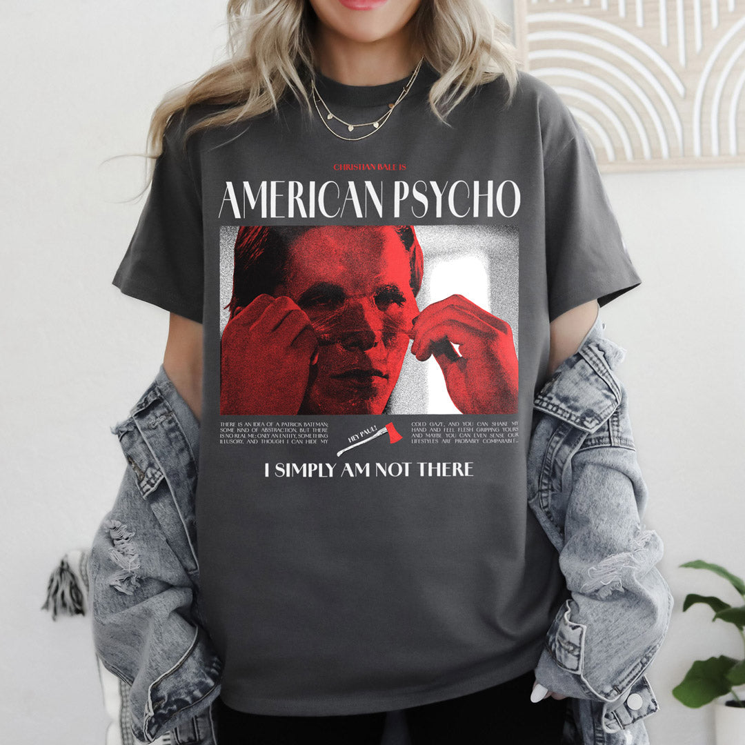 Camiseta american psycho frame carbón