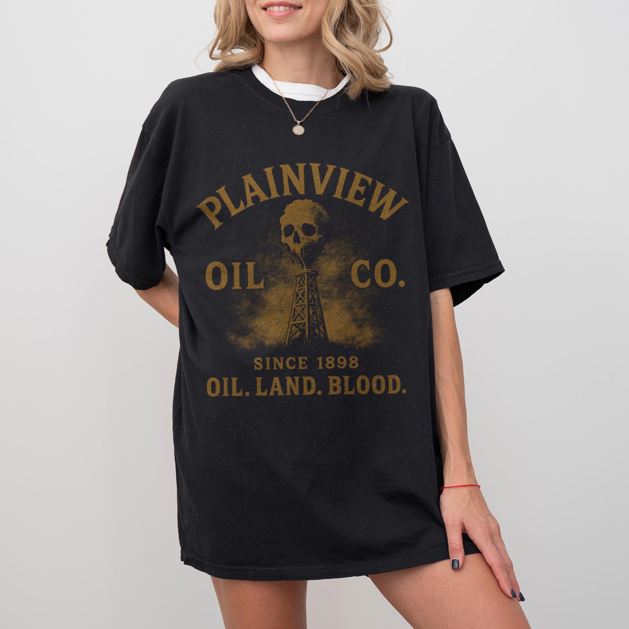 camiseta cine plainview oil co.