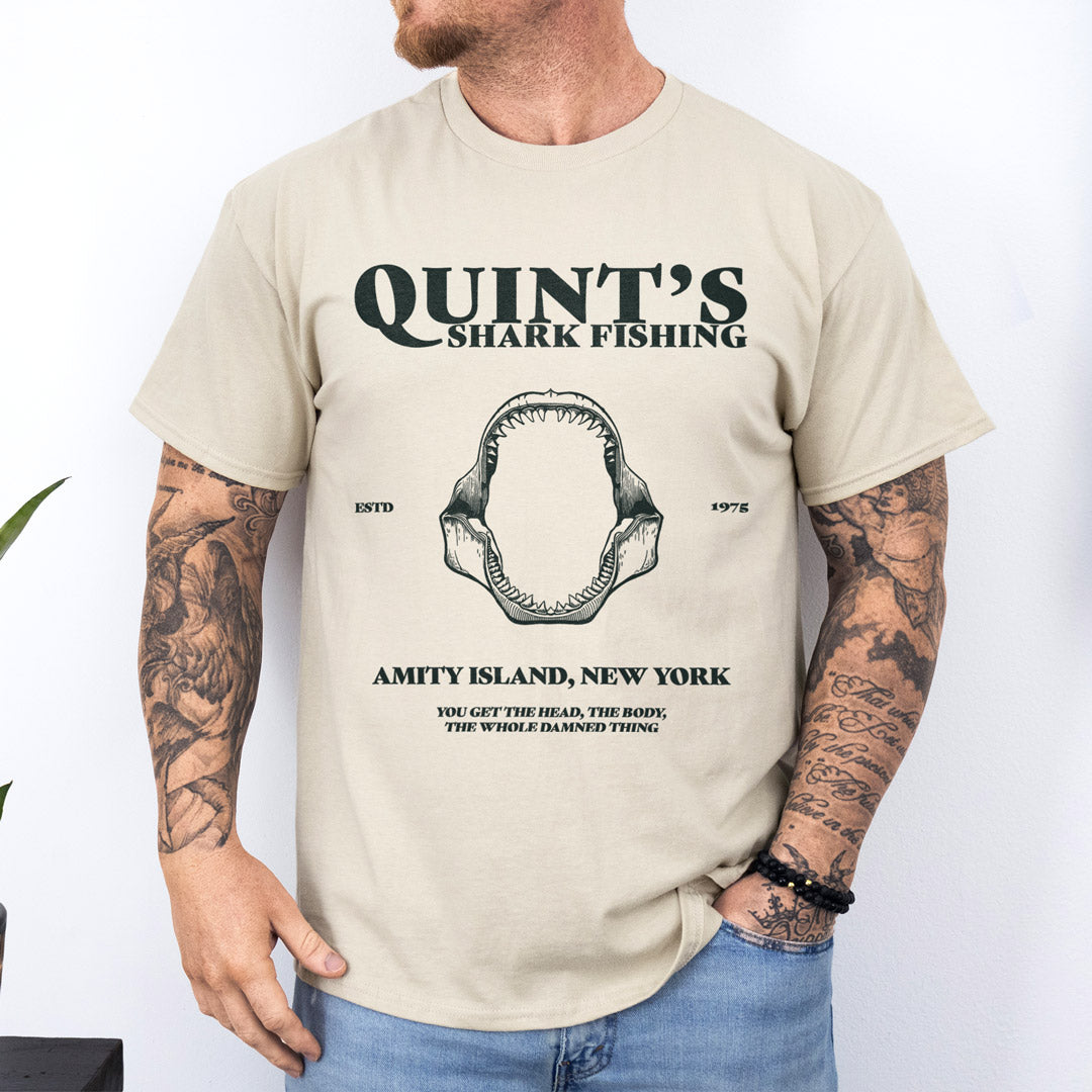 Camiseta Quint's Shark Fishing arena