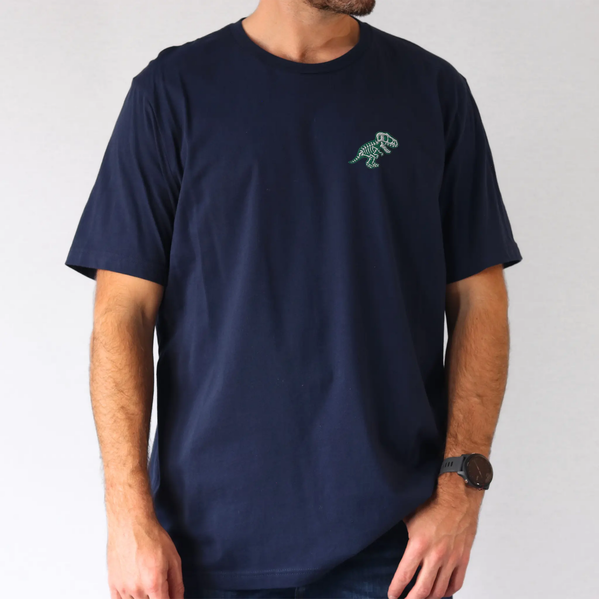 Camiseta bordada Tyrannosaurus Rex Hombre