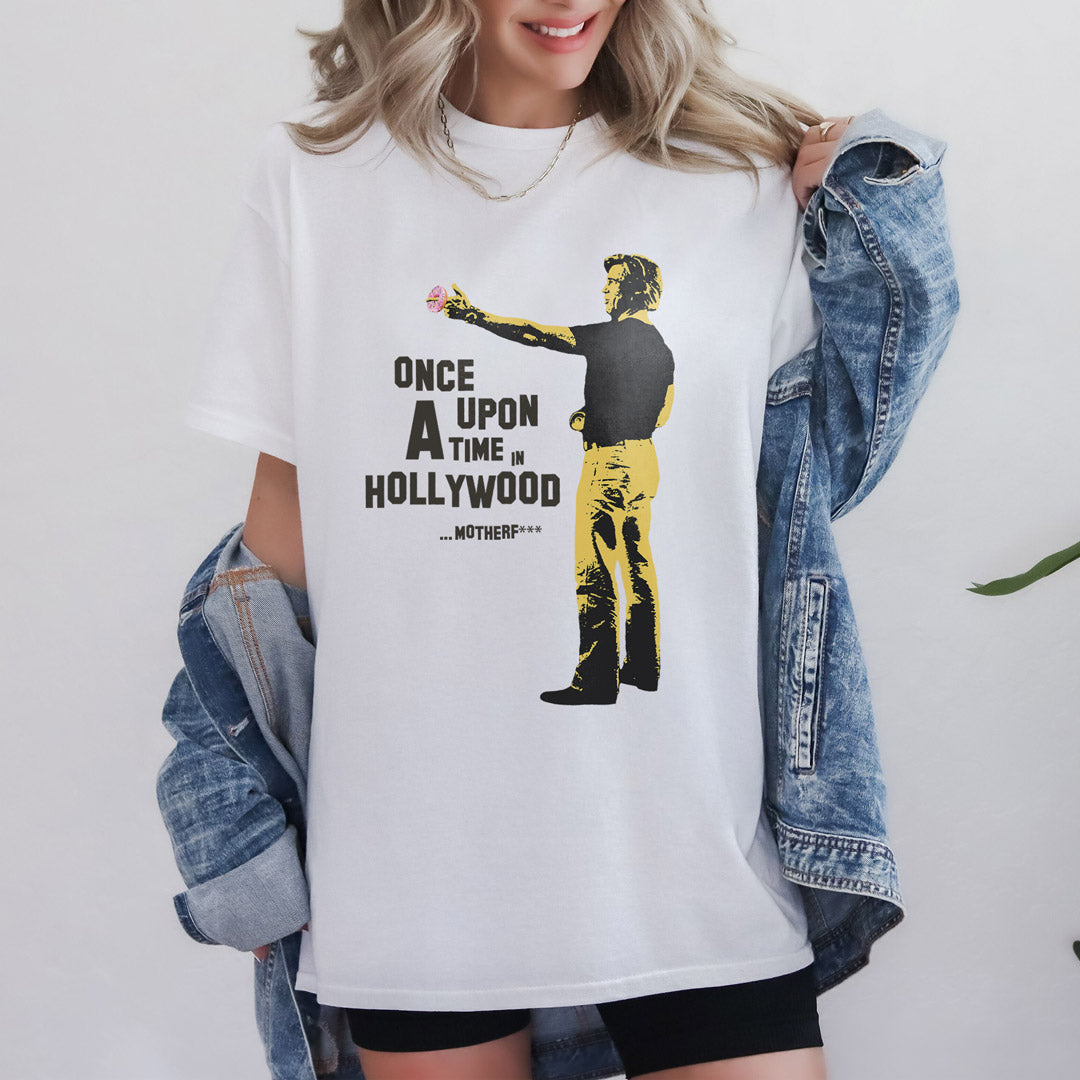 Camiseta Érase una vez en hollywood blanca